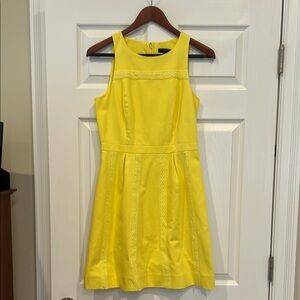 J Crew Yellow Sleeveless Dress